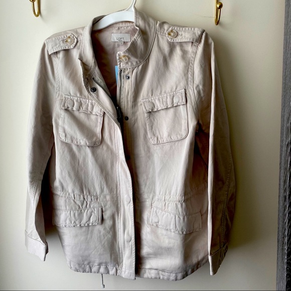 LOFT utility jacket NWT size LP - Picture 4 of 5